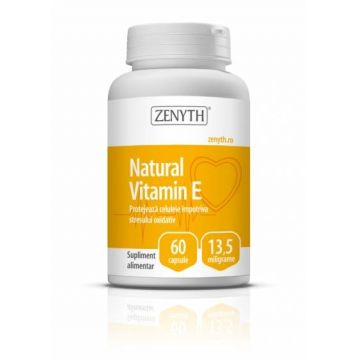 Vitamina E naturala 13,5mg 60cps - Zenyth