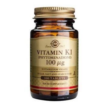 Vitamina K1 100mcg 100cps - SOLGAR