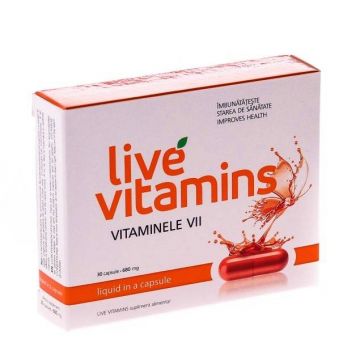 Vitamine vii - Live Vitamins - 30cps - Vitaslim